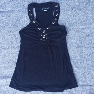 Beaded Racerback Tank Top